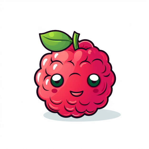 Raspberry cartoon vector