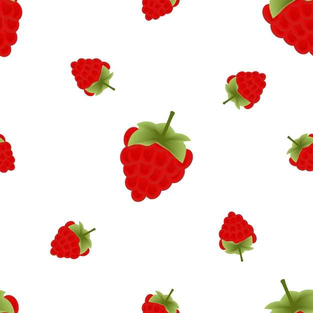 Raspberry repeat pattern fruit repeat pattern