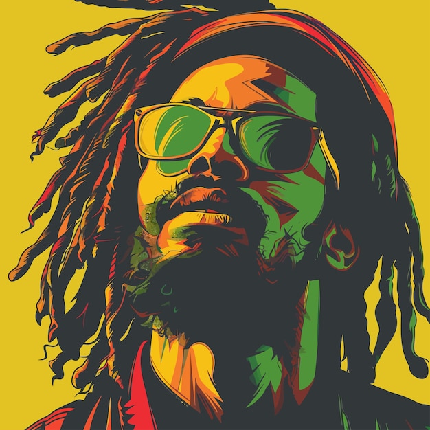 Vector rasta_backgroundvector_illustration