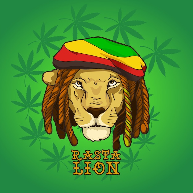 Rasta Bob Marley Lion