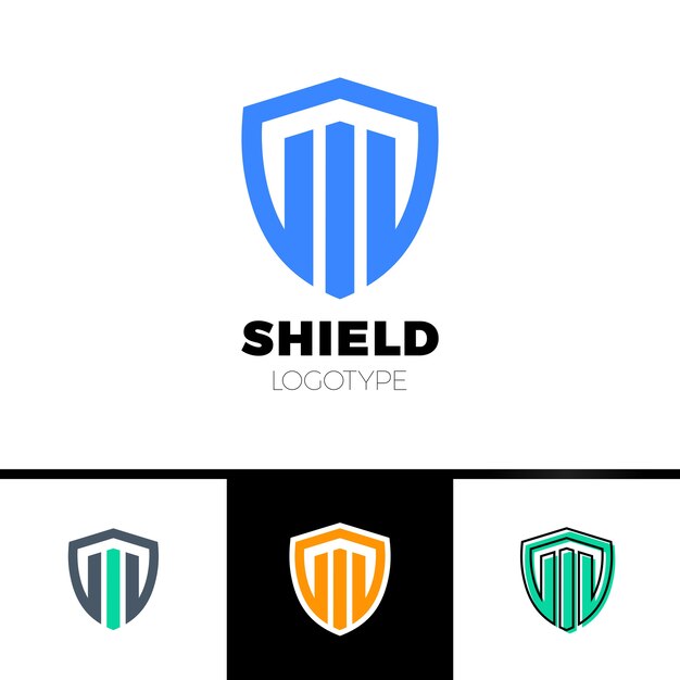 Rate Shield Secure Logo Template Design