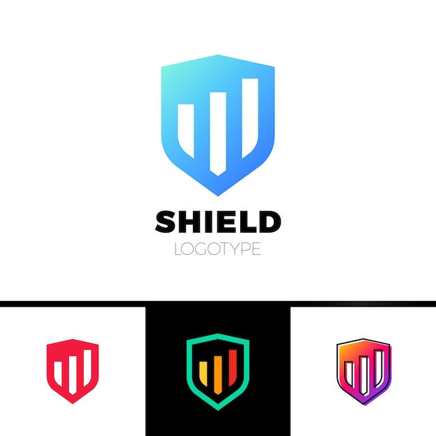 Rate Shield Secure Logo Template Design