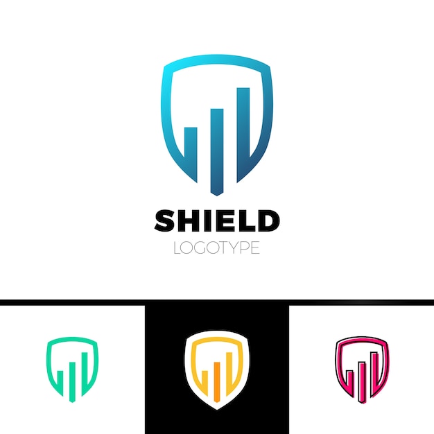 Rate Shield Secure Logo Template Design