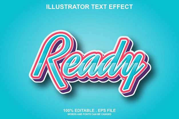 ready text effect editable