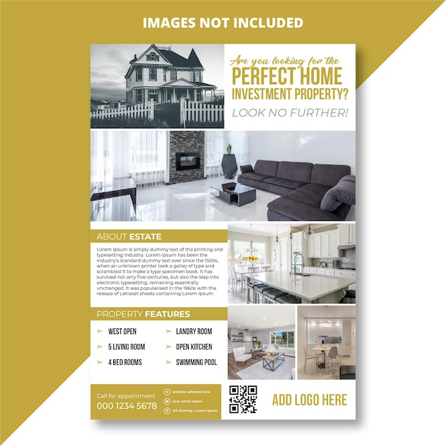 real estate agent flyer design