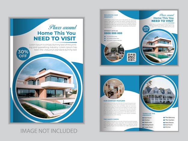 Real Estate Bifold Brochure Design