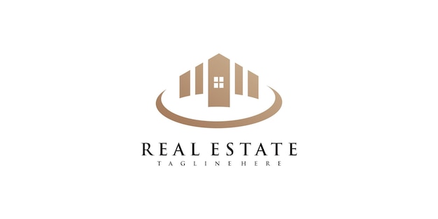 Real estate building and construction logo vector design