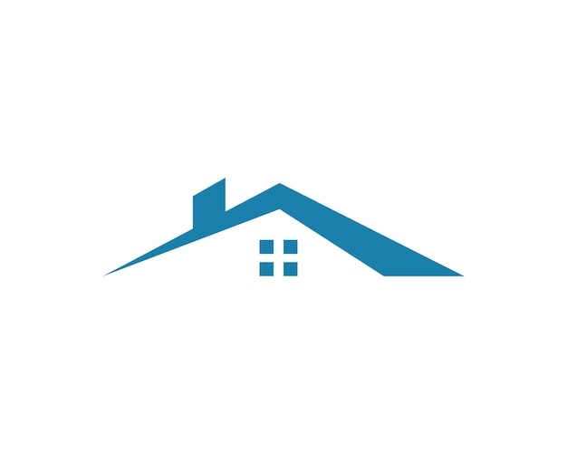 Real estate building icon vector template logo illustration