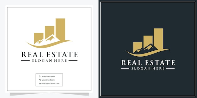 Real estate business high logo