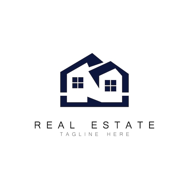 Real Estate Business Logo vector illustration design