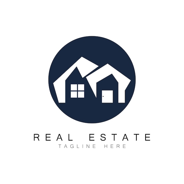 Real Estate Business Logo vector illustration design