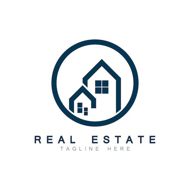 Real Estate Business Logo vector illustration design