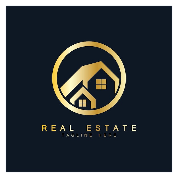 Real Estate Business Logo vector illustration design