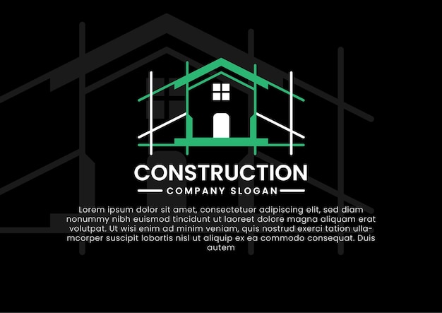 Real estate construction logo