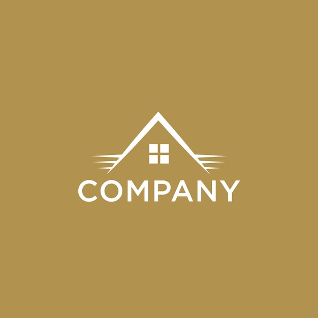 Real estate construction minimal logo design