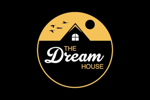 Real estate dream home house luxury logo