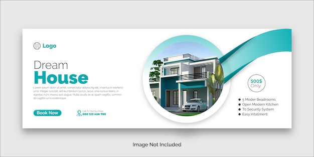 Real Estate Facebook Cover Template