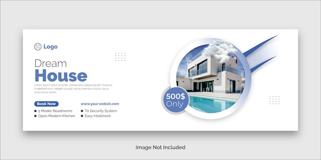 Real Estate Facebook Cover Template