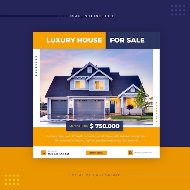 Real estate house property instagram post