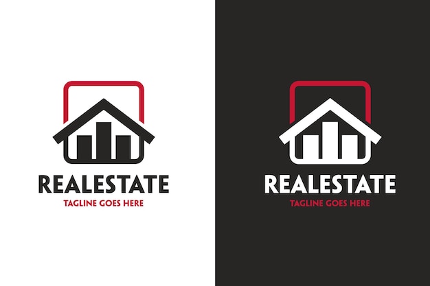 Real estate investment logo design vector