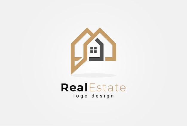 Real Estate Logo building and chat bubble combination suitable for Architecture Building apps logo