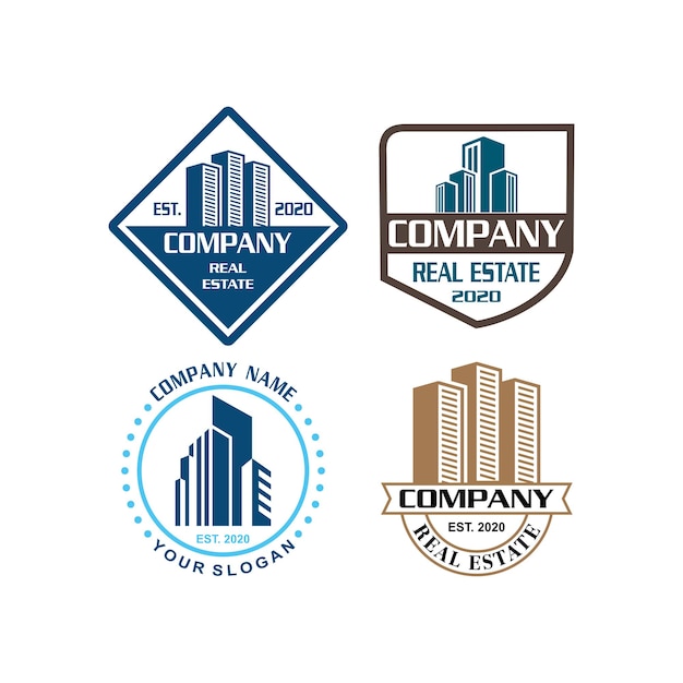 real estate logo building logo vector