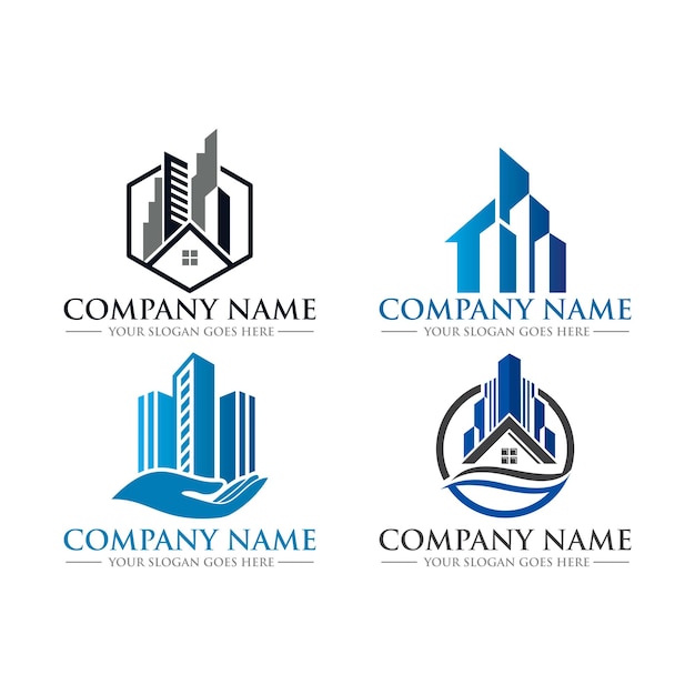 real estate logo  building logo