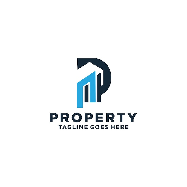 Real Estate Logo Building and Property tech Logo Vector Template