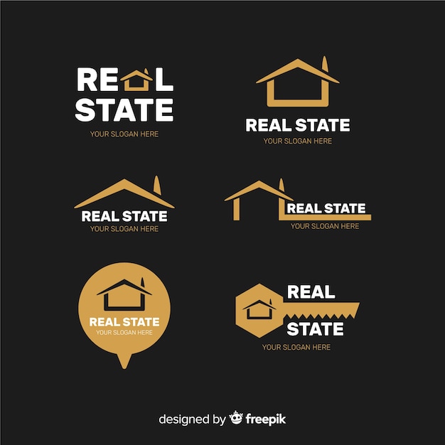 Real estate logo collection