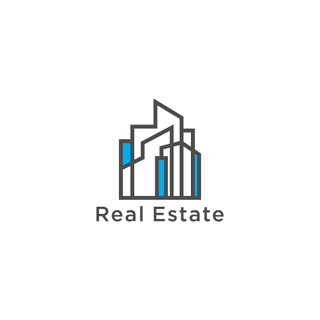 Real Estate logo design inspiration Vector Design Template