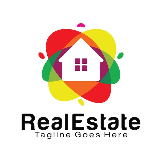 Real Estate logo design template