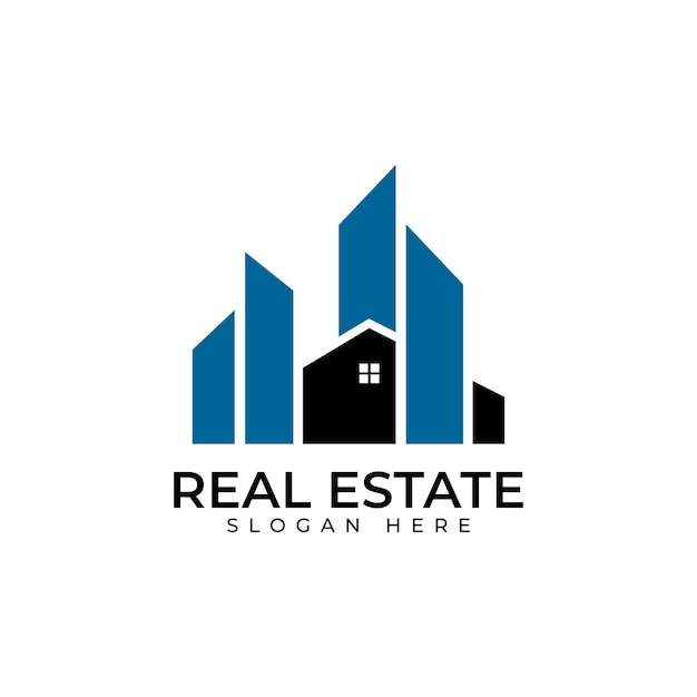 Real estate logo design template