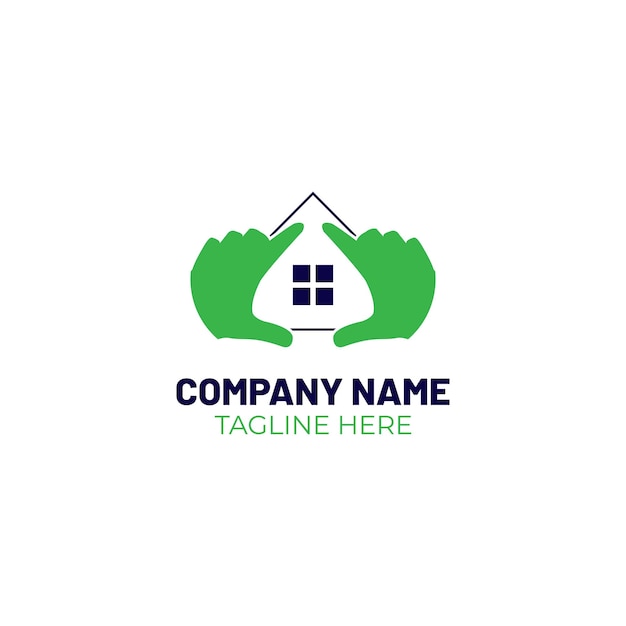 Real Estate Logo Design. Vector creative logo for real estate and house logo concept