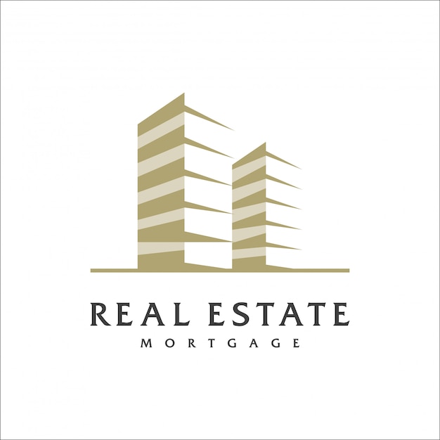 Real estate logo design, vector, illustration