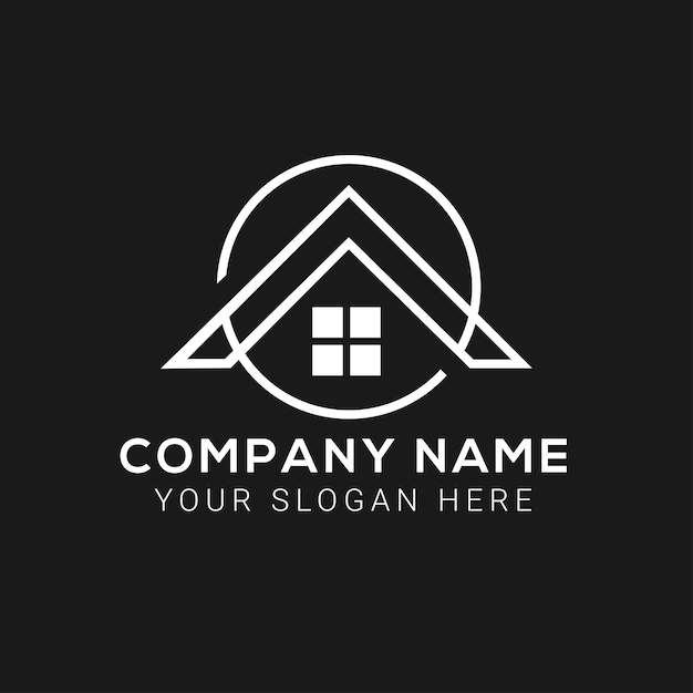 Real estate logo design