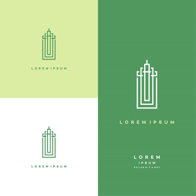 Vector real estate logo designs concept vector, building logo symbol