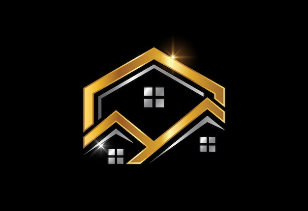 Real estate logo, House logo, Home logo sign symbol