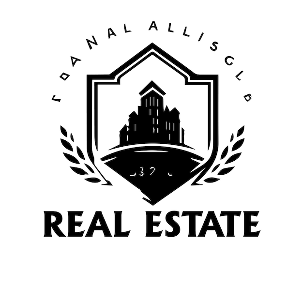 Real estate logo icon design