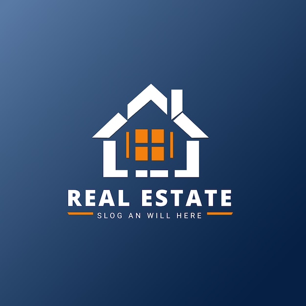 real estate logo template for property business