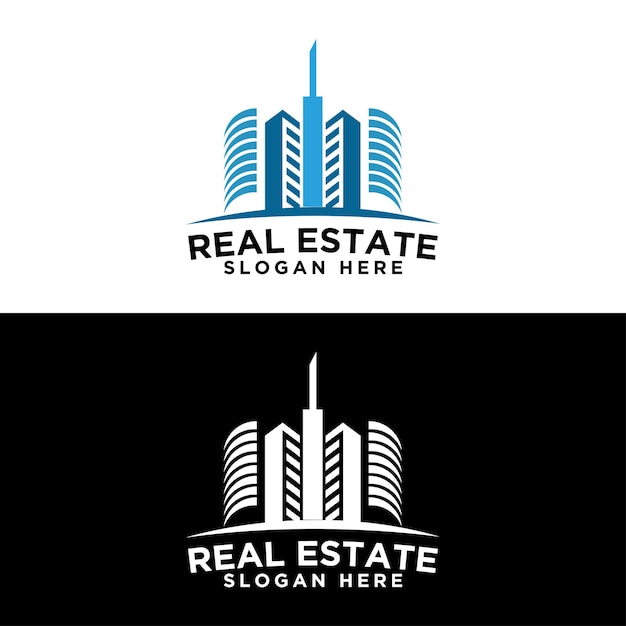 Real estate logo template