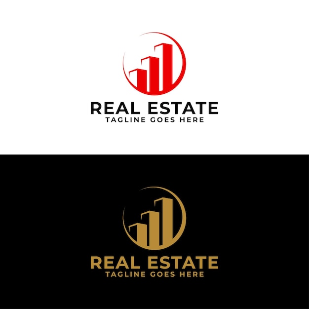 Real estate logo template