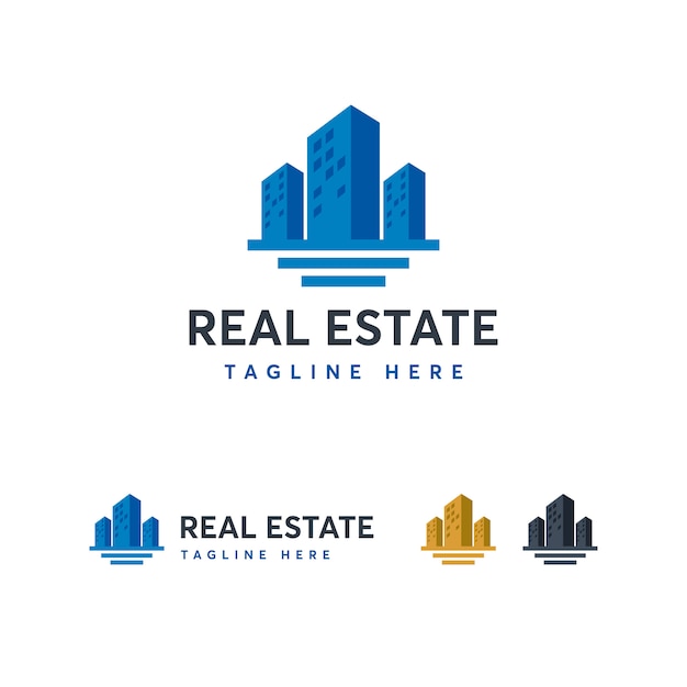 Real estate logo template