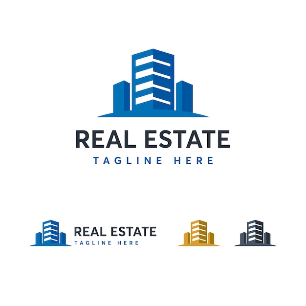 Real estate logo template