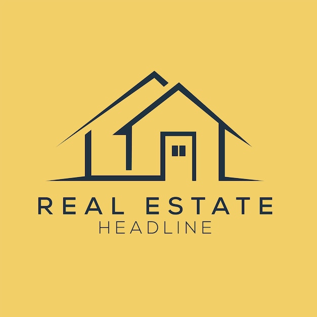 Vector real estate logo vector design