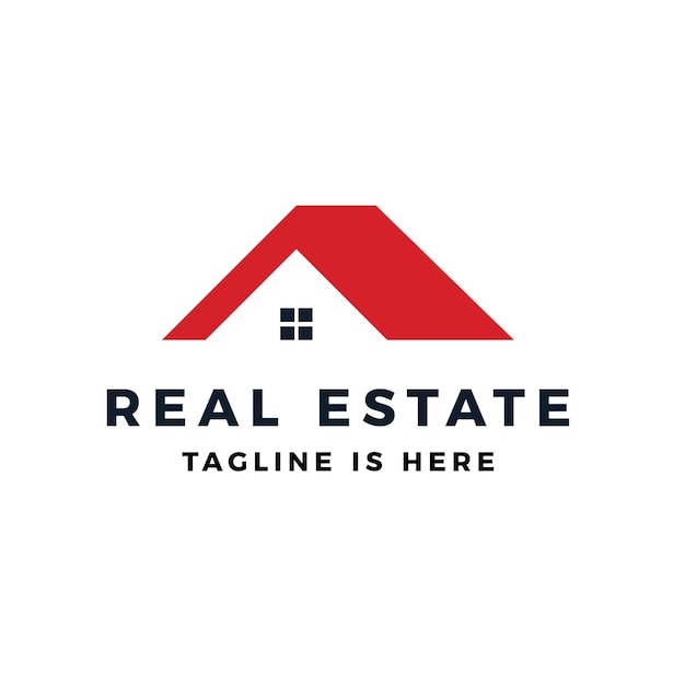 Real estate logo vector icon illustration