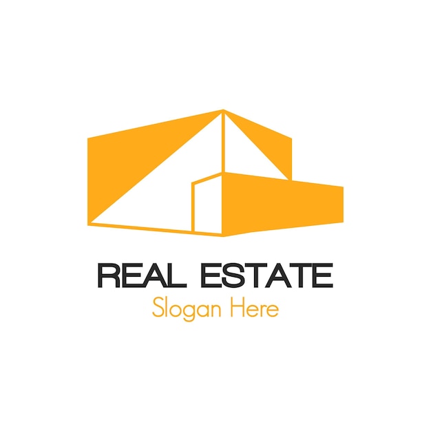 Real estate logo with color