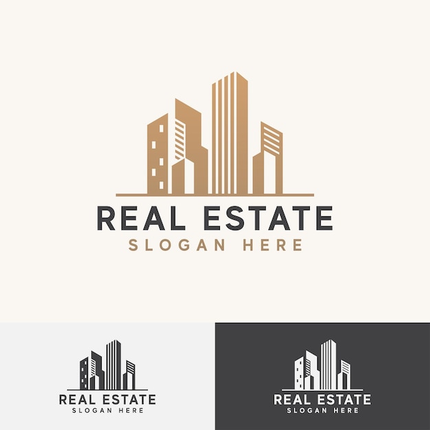 Real Estate Modern logo template