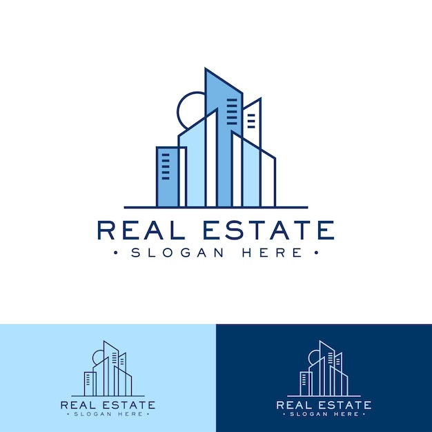 Real Estate Modern logo template