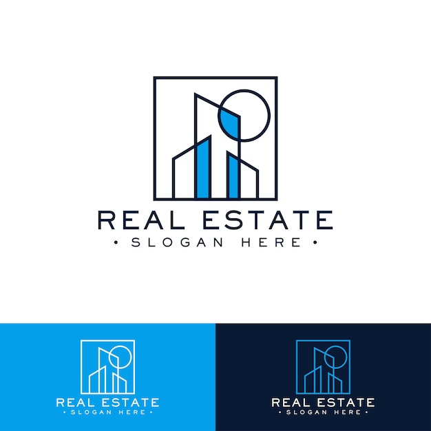 Real Estate Modern logo template