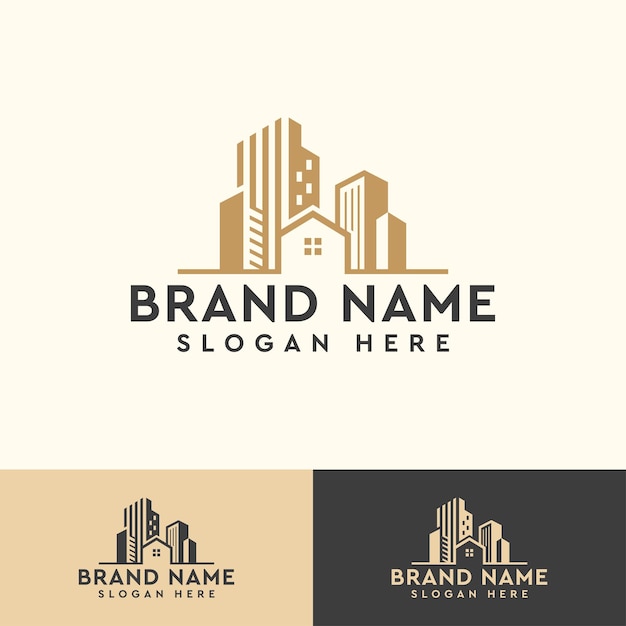 Real Estate Modern logo template